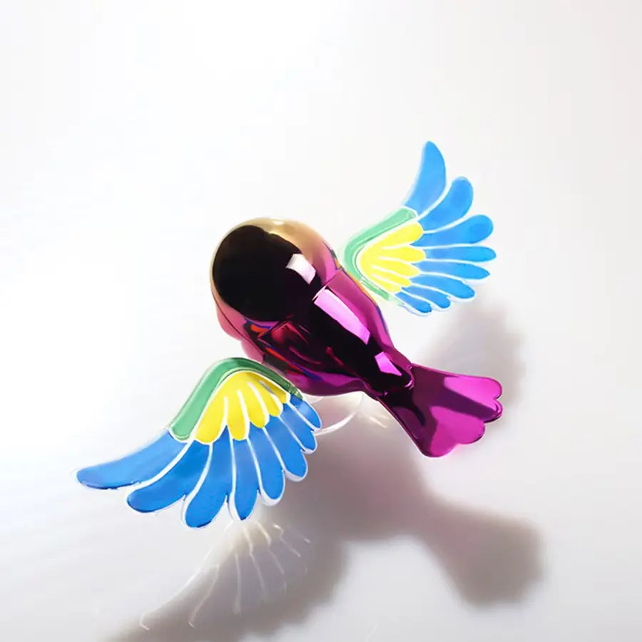 Wind-Powered Flying Bird Car Mirror Ornament