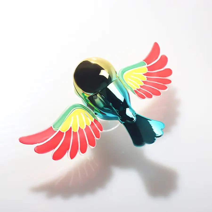 Wind-Powered Flying Bird Car Mirror Ornament